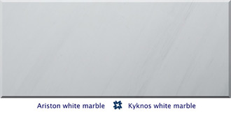 Ariston (Kyknos) white marble